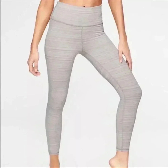 Athleta Pants - Athleta High Rise Jacquard Chaturanga Tight Leggings